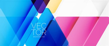 Soyut arkaplan. Mozaik tarzda, gölge çizgileri olan şeffaf üçgenler. Web sitesi başlıkları, sosyal medya paylaşımları, dijital sanat gösterimleri, sunumlar, markalaşma unsurları, duvar kağıtları için tasarım