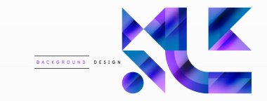 Parlak daire, kare, üçgen minimalist geometrik arkaplanı şekillendirir. Gösterişli, çağdaş tasarım dijital tasarımlar, sunumlar, web sitesi afişleri, sosyal medya paylaşımları için biraz sofistike