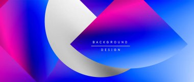 Daireler ve eğimli yuvarlak şekiller. Asgari soyut arkaplan, yuvarlak geometrik şekiller, temiz ve yapılandırılmış tasarım