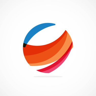 Soyut çember logosu, dinamik estetik. Basitlik, bağlantı, akıcılık ve enerjiyi, modern ve görsel bir kimlik arayan markalar için çok yönlü bir seçim haline getiriyor.