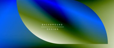 Posterler, kapaklar, afişler, broşürler, web siteleri için parlak renk çemberi ve yuvarlak element minimal geometrik soyut arkaplan