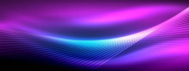 Neon ışıklı çizgi vektörleri: canlı renkler, parlak çizgiler. Neon tabelalardan esinlenerek büyüleyici bir tasarım. Web siteleri, reklamlar ve daha fazlası için elektrik enerjisi