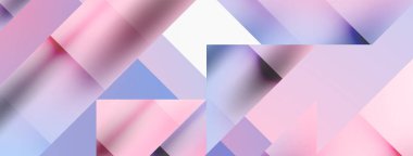 Büyüleyici vektör soyutlaması. Üçgenler büyüleyici dansla kesişiyor, dinamik geometrik zemin hazırlıyorlar. Şekil ve açıların birleşimi modern tasarımın sanatsal senfonisini yaratır.