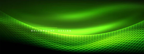 Leuchtende Linienvektoren Aus Neonlicht Leuchtende Farben Schlanke Linien Bezaubernder Von — Stockvektor