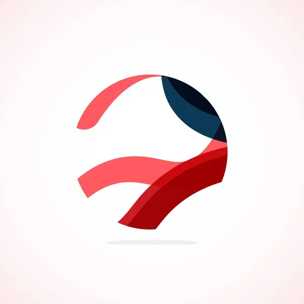 Logo Del Círculo Abstracto Emblema Minimalista Forma Atemporal Universal Del — Archivo Imágenes Vectoriales