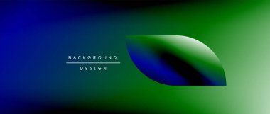 Posterler, kapaklar, afişler, broşürler, web siteleri için parlak renk çemberi ve yuvarlak element minimal geometrik soyut arkaplan