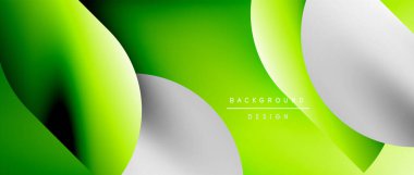 Daireler ve eğimli yuvarlak şekiller. Asgari soyut arkaplan, yuvarlak geometrik şekiller, temiz ve yapılandırılmış tasarım