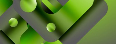 Üçgenler, çizgiler ve yuvarlak şekiller - dinamik geometrik soyut arkaplan. Duvar kağıdı, afiş, arkaplan, iniş sayfası, duvar sanatı, davetiye, baskılar için görsel senfoni