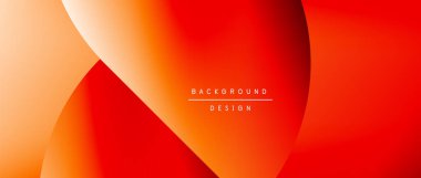 Posterler, kapaklar, afişler, broşürler, web siteleri için parlak renk çemberi ve yuvarlak element minimal geometrik soyut arkaplan