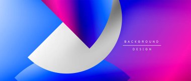 Daireler ve eğimli yuvarlak şekiller. Asgari soyut arkaplan, yuvarlak geometrik şekiller, temiz ve yapılandırılmış tasarım