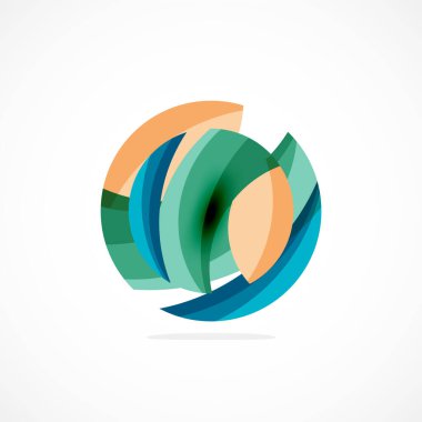Soyut çember logosu, dinamik estetik. Basitlik, bağlantı, akıcılık ve enerjiyi, modern ve görsel bir kimlik arayan markalar için çok yönlü bir seçim haline getiriyor.