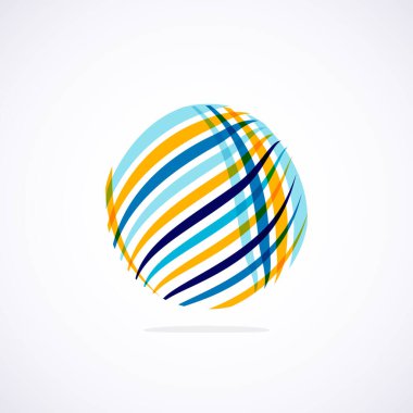 Soyut çember logosu - minimalist amblem, zamansız ve evrensel daire şekli. Benzersiz logo markaların ve kavramların aralığını temsil ediyor, basitliği ve yaratıcılığı tek ve ikonik bir resimde özetliyor