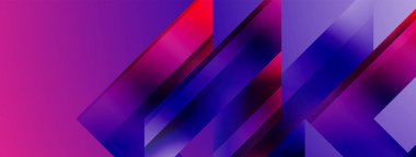 Basit geometrik formlar - dinamik geometrik soyut arkaplan. Duvar kağıdı, afiş, arkaplan, iniş sayfası, duvar sanatı, davetiye, baskılar, posterler için görsel senfoni