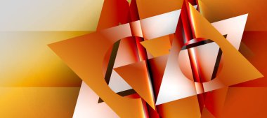 Triangle abstract background with shiny and glossy effects. Vector Illustration For Wallpaper, Banner, Background, Card, Book Illustration, landing page