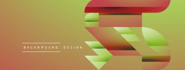 Basit geometrik formlar - dinamik geometrik soyut arkaplan. Duvar kağıdı, afiş, arkaplan, iniş sayfası, duvar sanatı, davetiye, baskılar, posterler için görsel senfoni