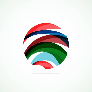 Soyut çember logosu - minimalist amblem, zamansız ve evrensel daire şekli. Benzersiz logo markaların ve kavramların aralığını temsil ediyor, basitliği ve yaratıcılığı tek ve ikonik bir resimde özetliyor