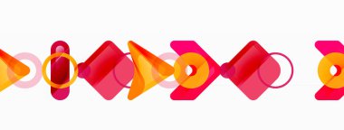 Soyut üçgenler ve en küçük geometrik arkaplan