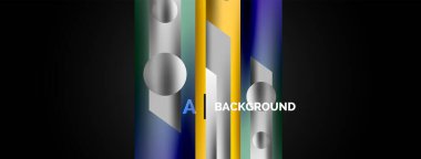 Dinamik çizgiler geometrik vektör arkaplanı. Yaratıcılığın ve geometrinin mükemmel bir uyum içinde dans ettiği büyüleyici geometrik vektör arkaplanı oluşturmak için birleşen dinamik çizgilerin görsel senfonisi