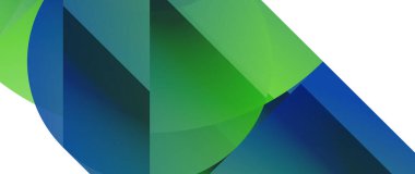 Geometrik füzyon - üçgenlerin soyut harmonisi ve minimalist arkaplan tasarımında daireler. Duvar kağıdı, afiş, arkaplan, iniş sayfası, duvar sanatı, davetiye, baskı için şekil ve satır tasarımı