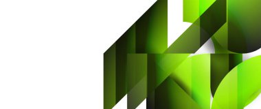 Büyüleyici vektör illüstrasyonu - geometrik, minimalist, soyut arkaplan duvar kağıdı, pankart, arkaplan, iniş sayfası, duvar sanatı, davetiye, baskılar, posterler için daireler ve üçgenlerle süslenmiş