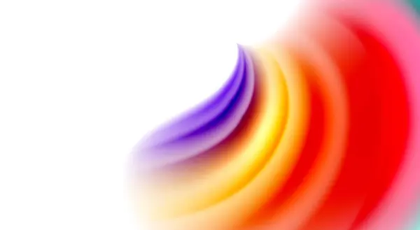 Color Mezcla Líquido Arco Iris Forma Fondo — Archivo Imágenes Vectoriales