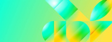 Serene gradyan şablonu. Çemberler ve üçgenler minimalist mükemmellikte karışıyor. Biçim ve renklerin nazik bir şekilde birleşmesi dengeli ama büyüleyici bir zemin oluşturur, modern karmaşıklığı somutlaştırır.