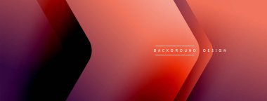 Enerjik geometrik arkaplan harmonik hareket içinde dinamik oklardan oluşan bir dizi içeriyor, hız, çeviklik ve kasıtlı akış duygusunu çağrıştırıyor