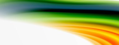 Gökkuşağı rengi ipekten bulanık arka plan beyaz, göz kamaştırıcı bir şekilde canlı arkaplan. Göz kamaştırıcı renk karışımı gökkuşağını, ipeksi ve zarif dalgalı deseni anımsatıyor.