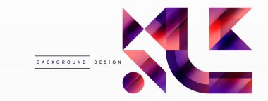 Parlak daire, kare, üçgen minimalist geometrik arkaplanı şekillendirir. Gösterişli, çağdaş tasarım dijital tasarımlar, sunumlar, web sitesi afişleri, sosyal medya paylaşımları için biraz sofistike