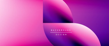 Daireler ve eğimli yuvarlak şekiller. Asgari soyut arkaplan, yuvarlak geometrik şekiller, temiz ve yapılandırılmış tasarım