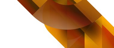 Geometrik füzyon - üçgenlerin soyut harmonisi ve minimalist arkaplan tasarımında daireler. Duvar kağıdı, afiş, arkaplan, iniş sayfası, duvar sanatı, davetiye, baskı için şekil ve satır tasarımı