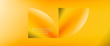 Posterler, kapaklar, afişler, broşürler, web siteleri için parlak renk çemberi ve yuvarlak element minimal geometrik soyut arkaplan