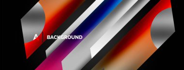 Dinamik çizgiler geometrik vektör arkaplanı. Yaratıcılığın ve geometrinin mükemmel bir uyum içinde dans ettiği büyüleyici geometrik vektör arkaplanı oluşturmak için birleşen dinamik çizgilerin görsel senfonisi