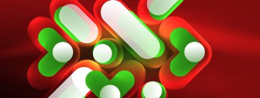 Neon dairesi soyut arkaplan. Duvar kağıdı, afiş, sunum, arkaplan şablonu