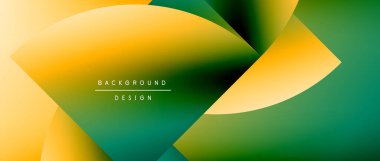 Daireler ve eğimli yuvarlak şekiller. Asgari soyut arkaplan, yuvarlak geometrik şekiller, temiz ve yapılandırılmış tasarım