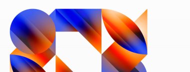 Serene gradyan şablonu. Çemberler ve üçgenler minimalist mükemmellikte karışıyor. Biçim ve renklerin nazik bir şekilde birleşmesi dengeli ama büyüleyici bir zemin oluşturur, modern karmaşıklığı somutlaştırır.