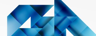 Büyüleyici vektör soyutlaması. Üçgenler büyüleyici dansla kesişiyor, dinamik geometrik zemin hazırlıyorlar. Şekil ve açıların birleşimi modern tasarımın sanatsal senfonisini yaratır.