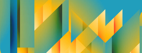 Simple geometric forms - dynamic geometric abstract background. Visual symphony of shapes and lines design for wallpaper, banner, background, landing page, wall art, invitation, prints, posters