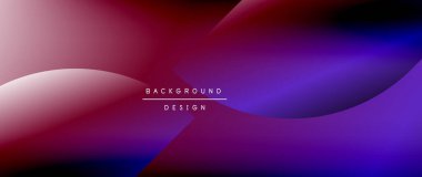 Posterler, kapaklar, afişler, broşürler, web siteleri için parlak renk çemberi ve yuvarlak element minimal geometrik soyut arkaplan