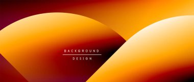 Daireler ve eğimli yuvarlak şekiller. Asgari soyut arkaplan, yuvarlak geometrik şekiller, temiz ve yapılandırılmış tasarım