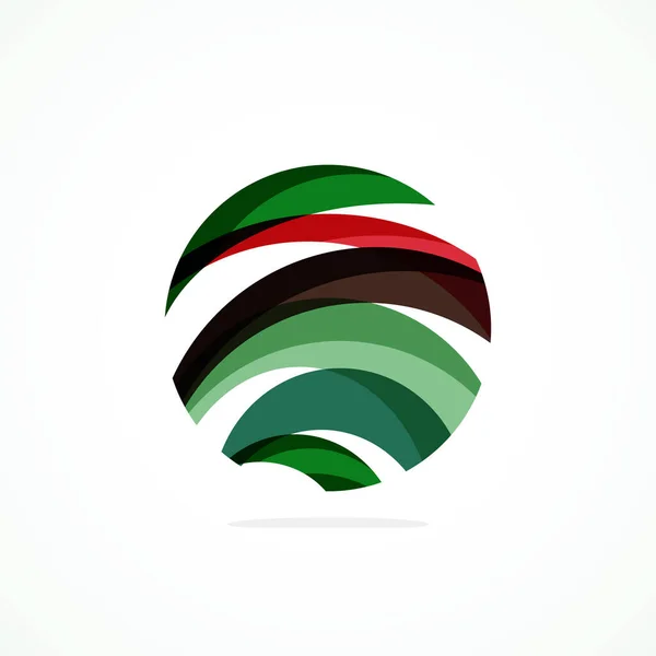Logo Del Círculo Abstracto Emblema Minimalista Forma Atemporal Universal Del — Archivo Imágenes Vectoriales