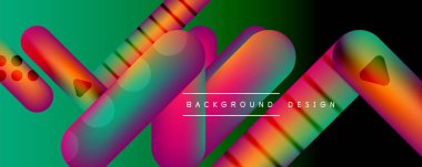 Yuvarlak şekiller ve akışkan eğimli çizgiler soyut arkaplan. Duvar kağıdı, afiş, arkaplan, broşür, katalog, kapak, broşür