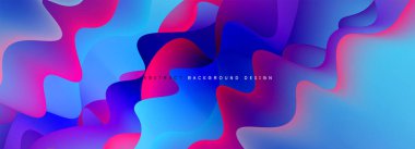 Kapaklar, şablonlar, el ilanları, pankartlar, broşürler, afişler için sıvı renk dinamik soyut arkaplan dalgaları