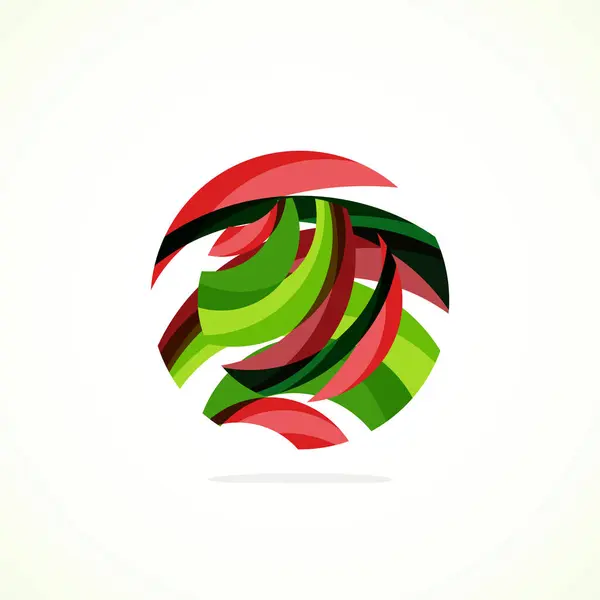 Abstraktní Kruhové Logo Minimalistický Znak Nadčasový Univerzální Tvar Kruhu Unikátní — Stockový vektor