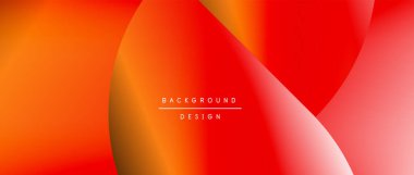 Posterler, kapaklar, afişler, broşürler, web siteleri için parlak renk çemberi ve yuvarlak element minimal geometrik soyut arkaplan