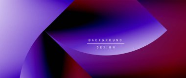 Posterler, kapaklar, afişler, broşürler, web siteleri için parlak renk çemberi ve yuvarlak element minimal geometrik soyut arkaplan