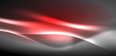 Neon ışıklı dalgalar arka planda dalgalanıyor, ışıltı ve hareketin büyüleyici dansı. Dinamik zemin, enerjinin ve modern estetiğin özünü yakalar