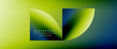 Daireler ve eğimli yuvarlak şekiller. Asgari soyut arkaplan, yuvarlak geometrik şekiller, temiz ve yapılandırılmış tasarım