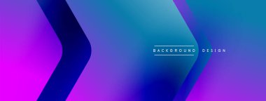 Enerjik geometrik arkaplan harmonik hareket içinde dinamik oklardan oluşan bir dizi içeriyor, hız, çeviklik ve kasıtlı akış duygusunu çağrıştırıyor