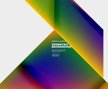 Gradyan üçgenler vektör soyut arkaplan